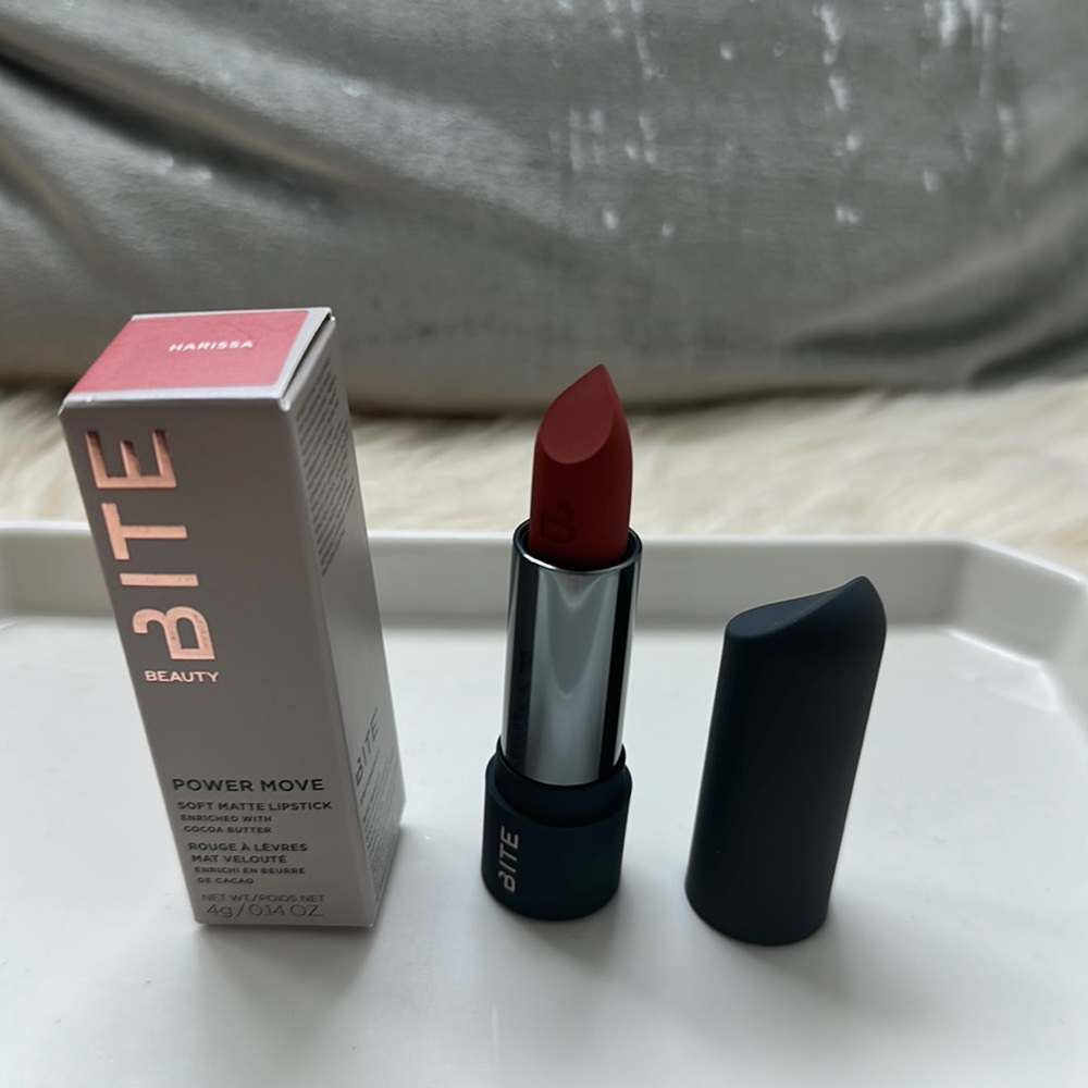 Bite Beauty Power Move Soft Matte Lipstick in Harissa